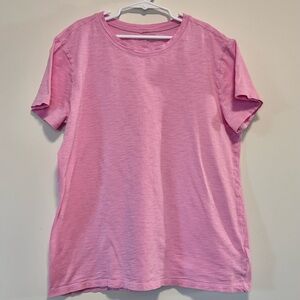 Crewcuts Girlfriend Tee Pink 100% Cotton Short Sleeve Shirt Girl Size XXL 15-16
